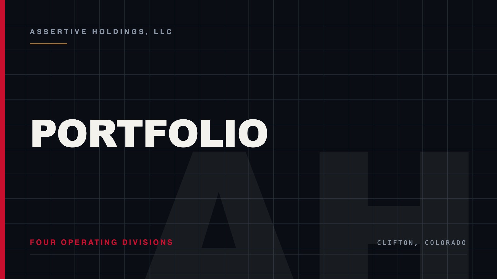 Divisions owned by Assertive Holdings, LLC