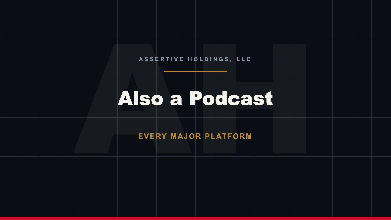 Podcast distribution of the motivational TV series