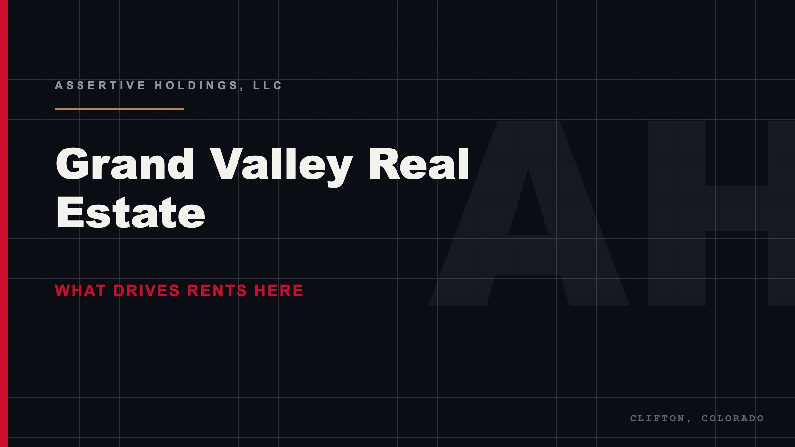 Grand Valley real estate in Mesa County, Colorado