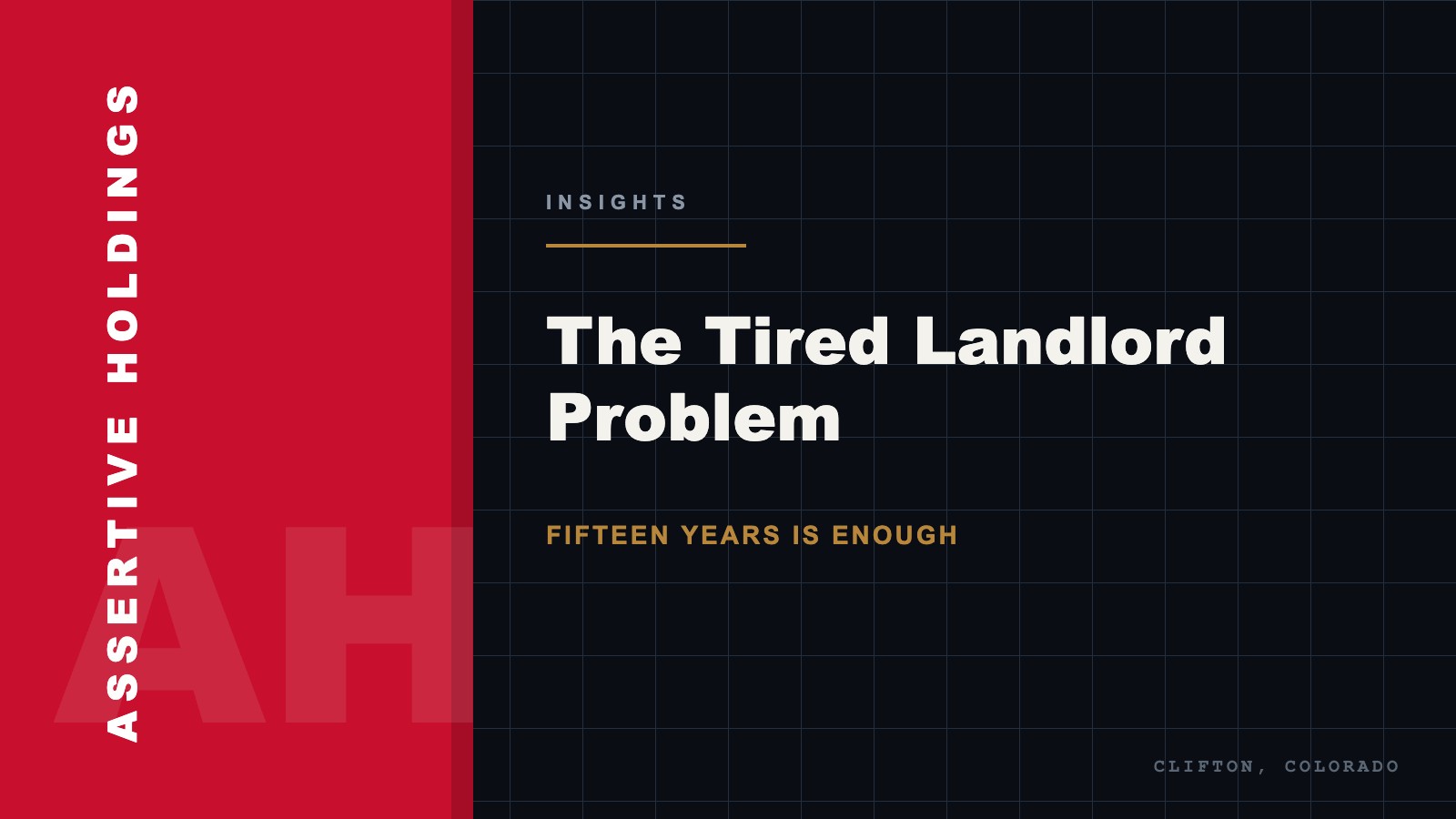 Why landlords consider selling a rental property