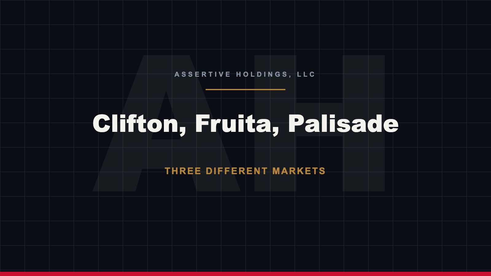 Submarkets within Grand Valley real estate
